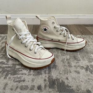 Converse Run Star Hike Platform Sneakers Canvas High Top Men’s 6 Women’s 7.5